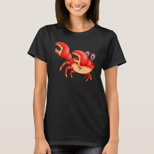 Camiseta Legal Batida Caranguejo Funny Dançarino Criatura 