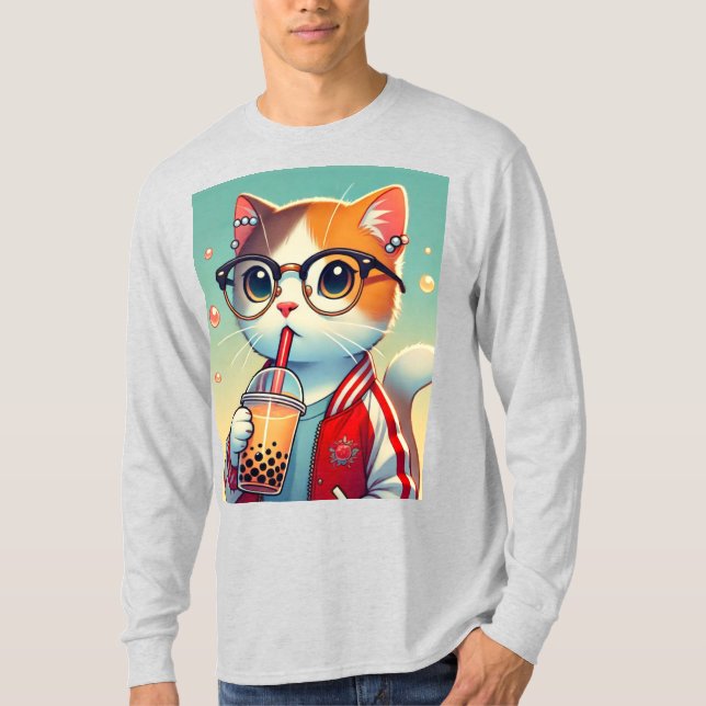 Camiseta Legal bebendo de gato (Frente)