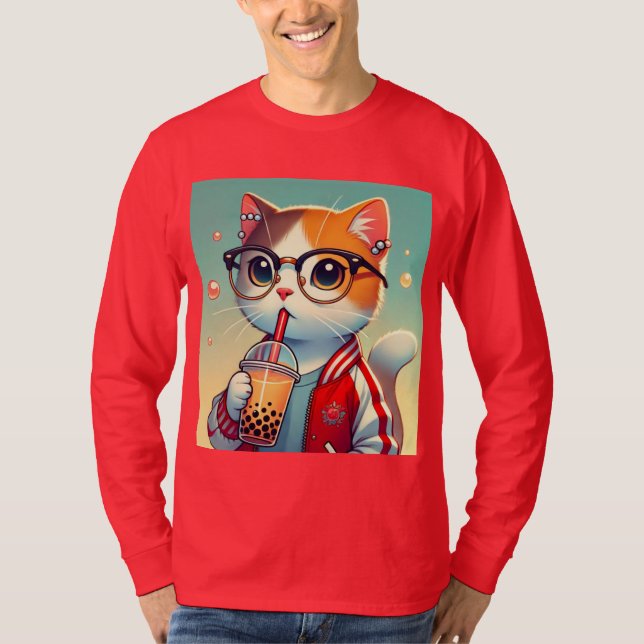 Camiseta Legal bebendo de gato (Frente)