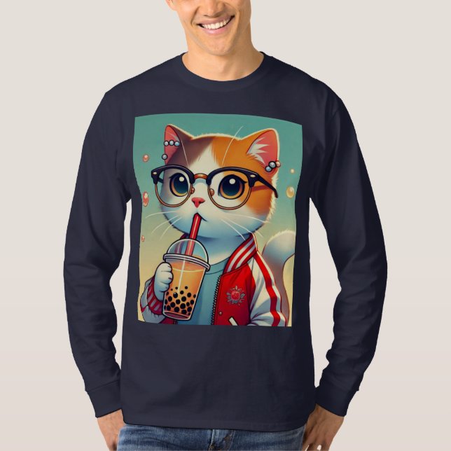 Camiseta Legal bebendo de gato (Frente)