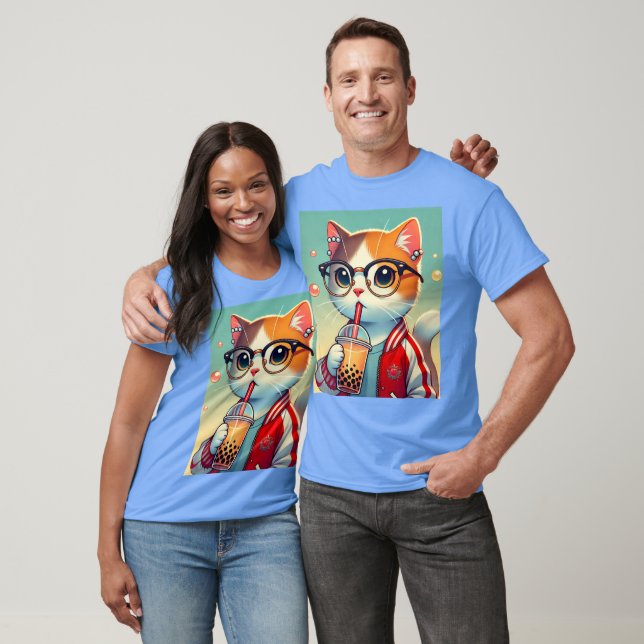 Camiseta Legal bebendo de gato (Unissex)