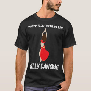 Camiseta Legal Bela Dança Para Homens Mulheres Shimmy Dance