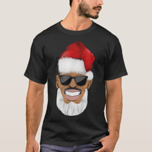 Camiseta Legal Black Hip Hop African American Santa Claus X