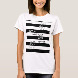 Camiseta Legal Bleck White Music 
