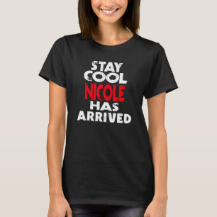 Camiseta Legal bleiben Nicole ist angekommen slogan diverti
