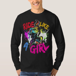 Camiseta Legal BMX Bike Splash Art BMX Rider Como Uma Gir
