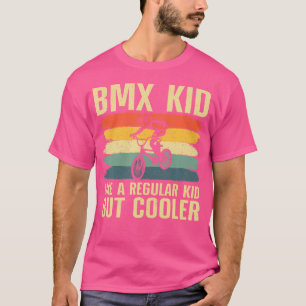 Camiseta Legal Bmx Para Rapazes, Bmx Correndo Fora Da Estra