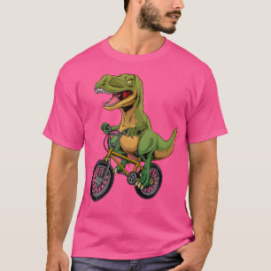 Camiseta Legal Bmx Para Rapazes Rider T Rex Dinosaur Bi
