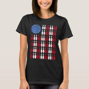 Camiseta Legal Boliche Bowler Men Women Team American Flag