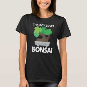 Camiseta Legal Bonsai Para Garotos Jardim De Plantas De Árv