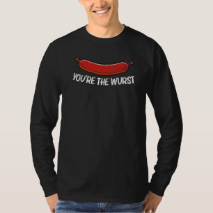 Camiseta Legal Bratwurst Para Homens Mulheres Que Tinham Ca