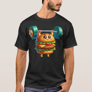 Camiseta Legal Burger Weising Malhação Barbell Gym Work