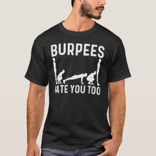Camiseta Legal Burpeia Para Homens Trabalhando Em Malhações