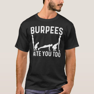 Camiseta Legal Burpeia Para Homens Trabalhando Em Malhações