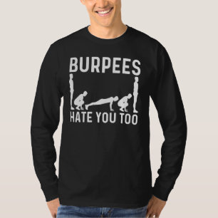 Camiseta Legal Burpeia Para Homens Trabalhando Em Malhações