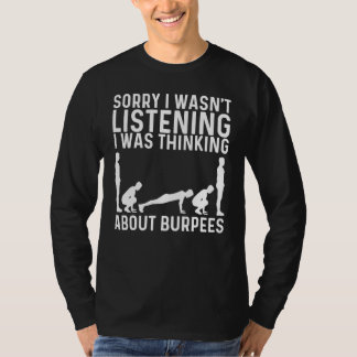 Camiseta Legal Burpeia Para Homens Trabalhando Em Malhações
