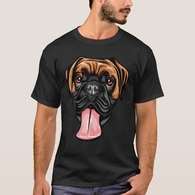 Camiseta Legal Cachorro-Boxer Face (Frente)