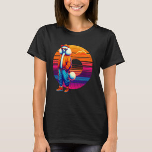 Camiseta Legal Cachorro Estilo Urbano Moderno Sunset Retro