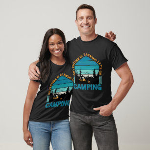 Camiseta Legal camping aventura arte