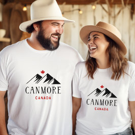 Camiseta Legal Canmore Canada Mountain Maple Leaf
