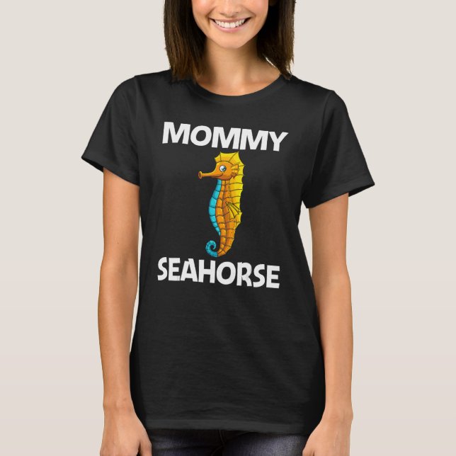 Camiseta Legal Cavalo De Mar Para Mulheres Peixes Animais D (Frente)