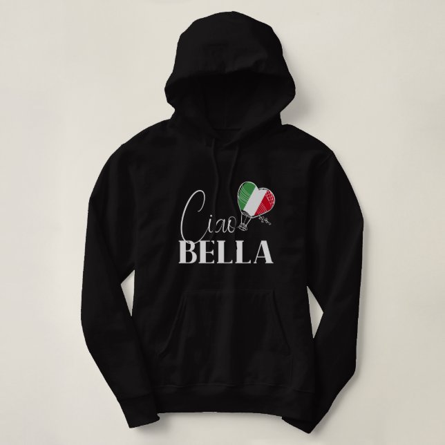 Camiseta Legal Ciao Bella Graphic para uma Itália Românica  (Frente do Design)