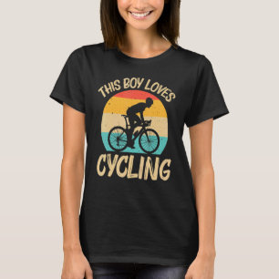 Camiseta Legal Ciclismo Para Meninos Montagem De Bicicleta 