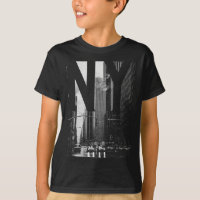 Legal Cidade de Nova York Resumo Skyline, Preto &