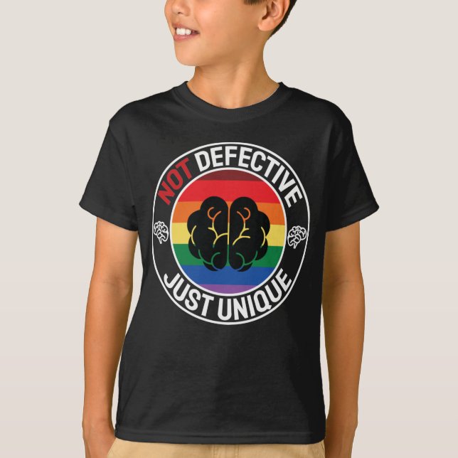 Camiseta Legal Coloração Celebrando Neurodiversidade Dizend (Frente)
