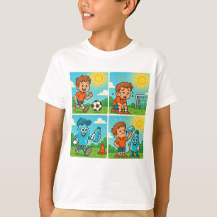 Camiseta Legal com a AQUNY - Hydration Hero Soccer t shirt