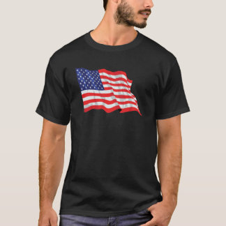 Camiseta legal com a bandeira design-americana do 