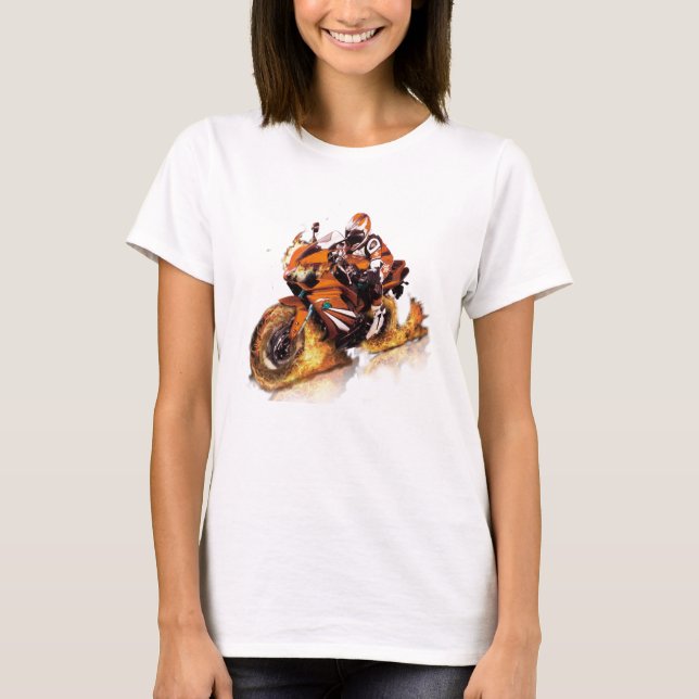 Camiseta legal com a moto design do autor (Frente)