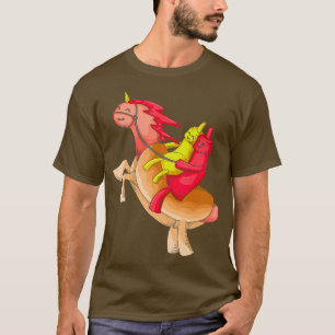 Camiseta Legal Comida de Cavalo Chorão Engraçado do Cachorr
