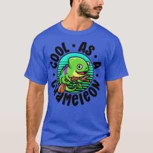Camiseta Legal Como Um Camaleão Engraçado Pet Lizard
