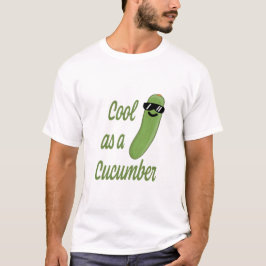 Camiseta Legal como um pepino! Cartoon de pepino