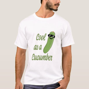 Camiseta Legal como um pepino! Cartoon de pepino