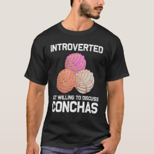 Camiseta Legal Concha para Homens Pan Dulce Latino Mexicano