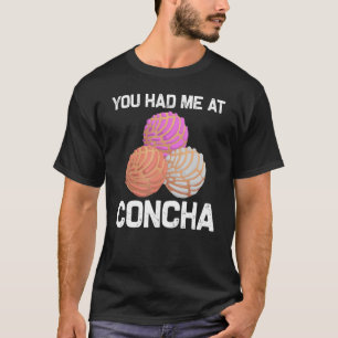Camiseta Legal Concha para Homens Pan Dulce Latino Mexicano