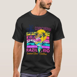 Camiseta Legal Copacabana Beach Brasil Rio Summer Vibes Gra