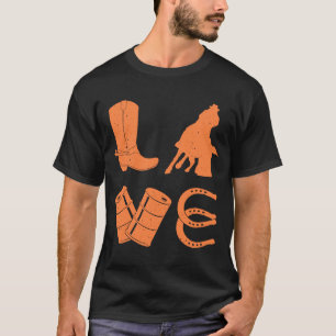 Camiseta Legal Corrida De Barrel Para Mulheres Meninas Rode