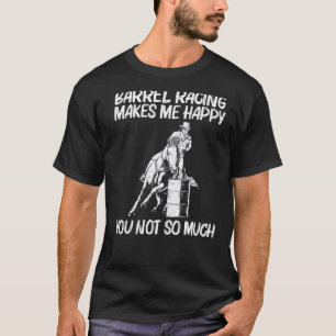 Camiseta Legal Corrida De Barril Para Mulheres Homens Rodeo