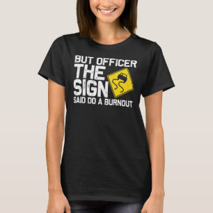 Camiseta Legal Corrida De Carro Para O Proprietário Automát