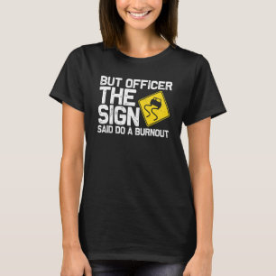 Camiseta Legal Corrida De Carro Para O Proprietário Automát
