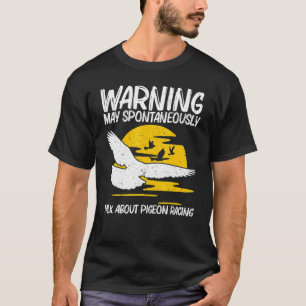 Camiseta Legal Corrida De Pombo Para Homens Homens Homens H