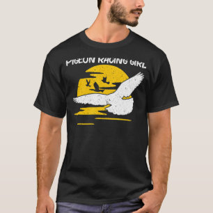 Camiseta Legal Corrida De Pombo Para Meninas Crianças Homin