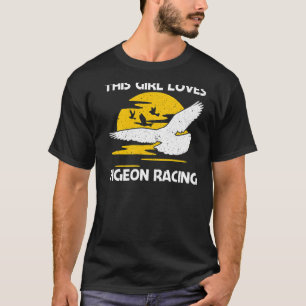 Camiseta Legal Corrida De Pombo Para Meninas Crianças Homin