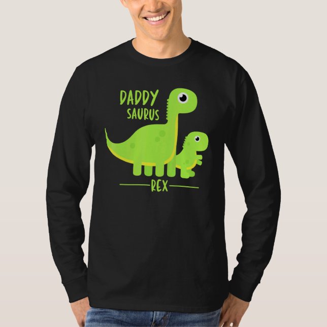 Camiseta Legal Daddysaurus Rex Dino (Frente)