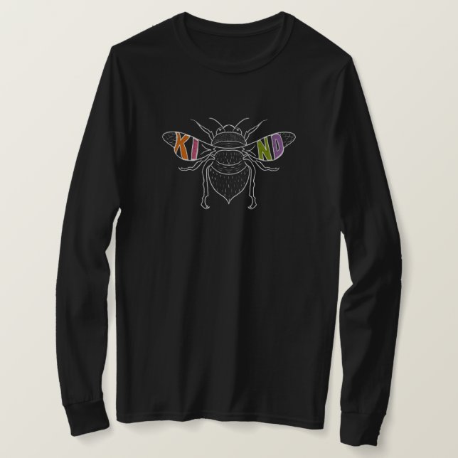 Camiseta legal de Design Gráfico de Abelhas (Frente do Design)
