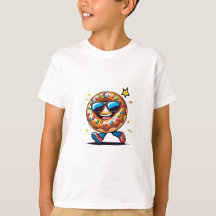 Camiseta legal de Rosquinha de Cartoon - Divertida