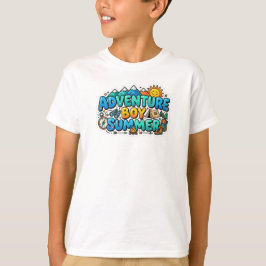 camiseta legal de verão para meninos